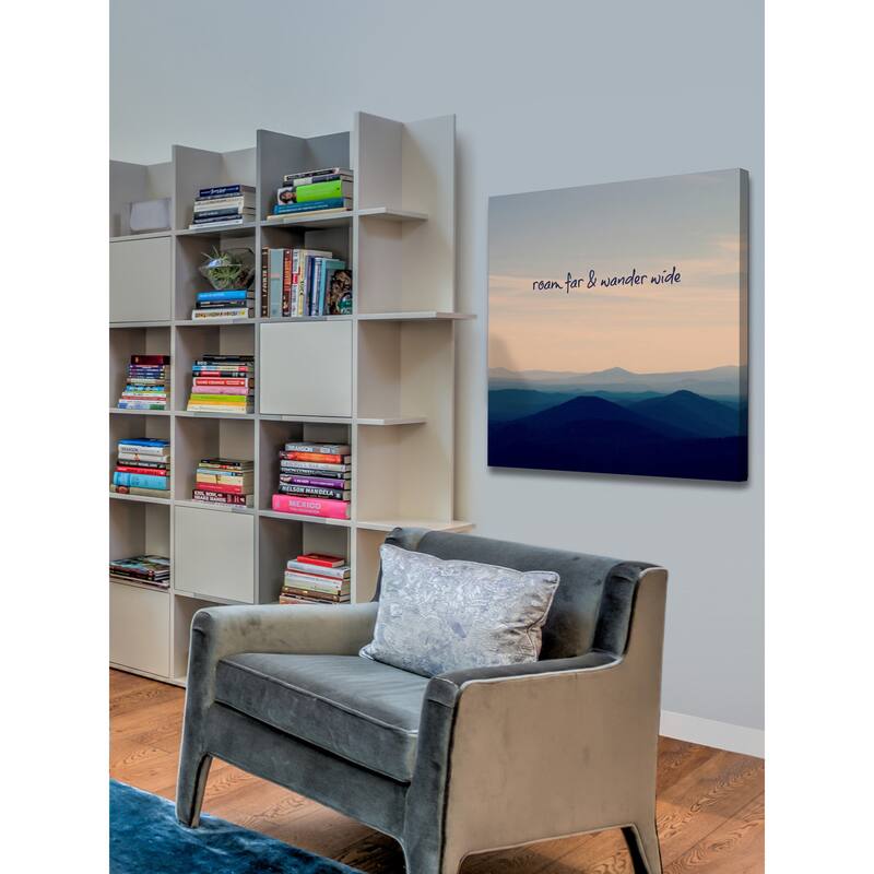 Marmont Hill - 'Roam Far & Wander Wide' by Robert Dickinson Painting Print on Canvas - Multi-Color