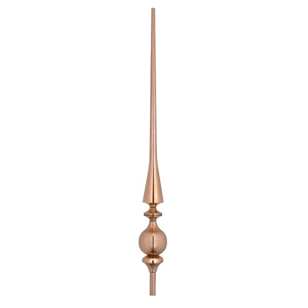 Shop 28inch Aragon Polished Copper Rooftop Finial by Good Directions