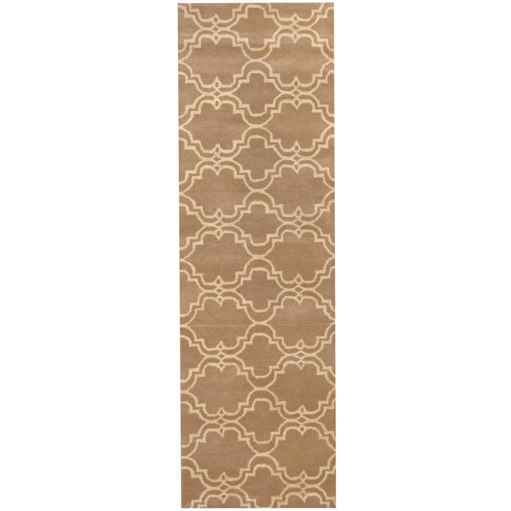 Handmade Tibetan Wool Runner (India) - 2'7 x 10'