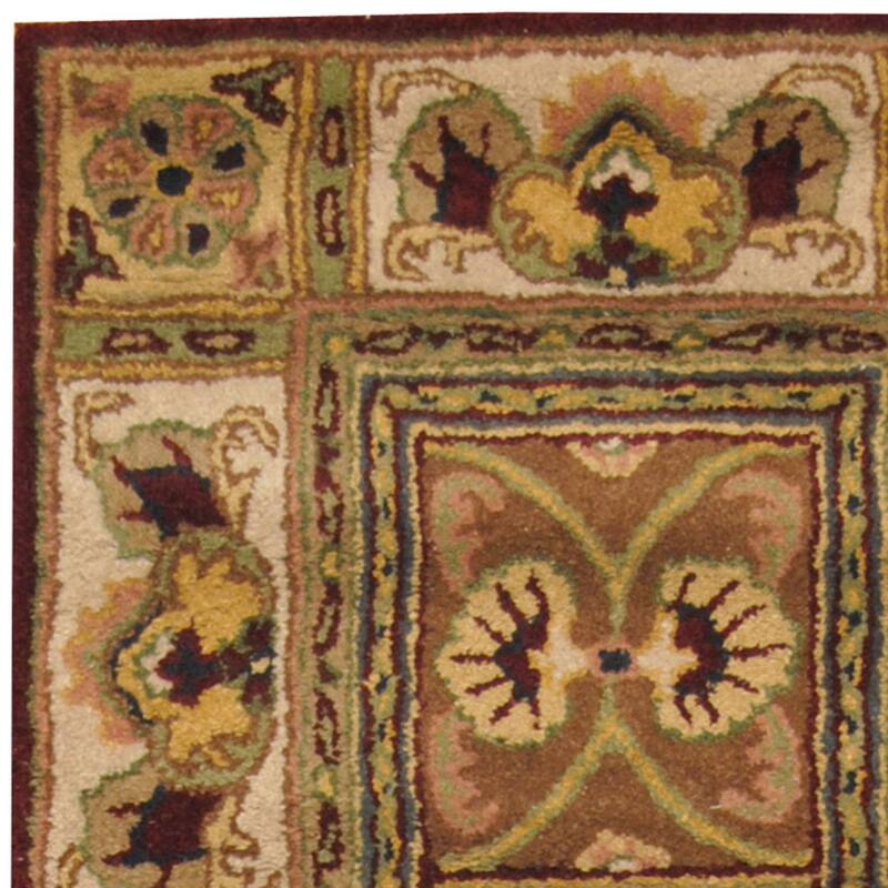 Handmade Tabriz Wool Runner (India) - 2'6 x 8'