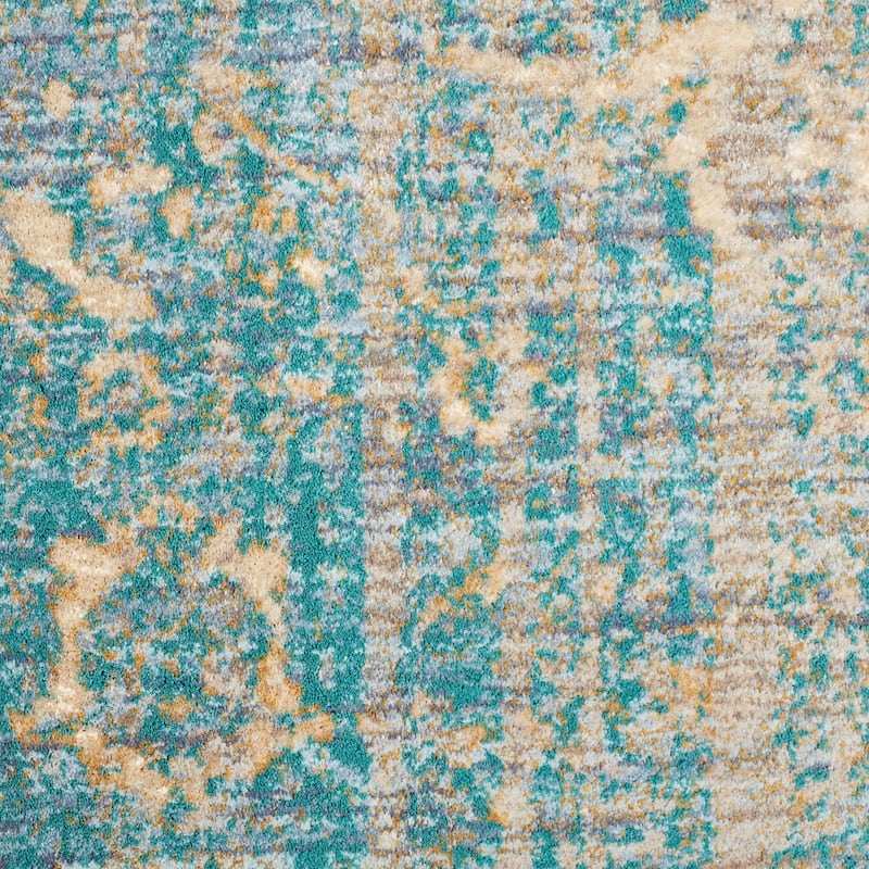 Alexander Home Contessa Traditional Floral Scroll Distressed Rug
