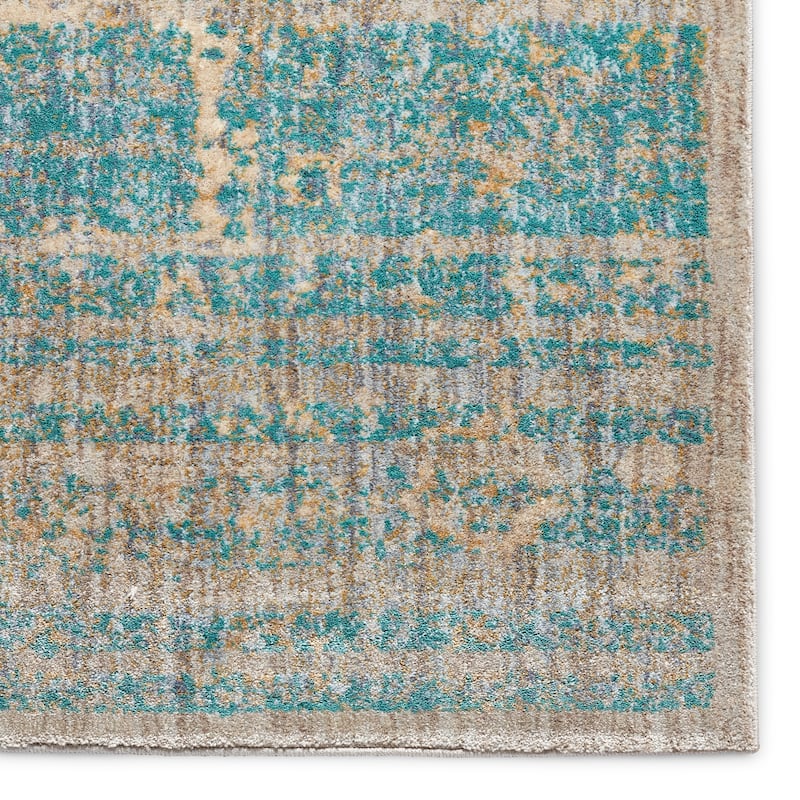 Alexander Home Contessa Traditional Floral Scroll Distressed Rug