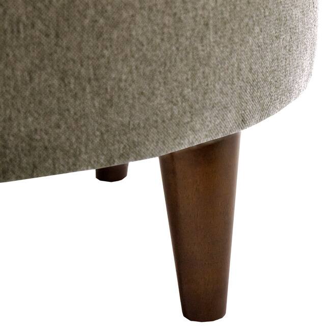 MJL Furniture Sophia Dawson 7 Round Upholstered Ottoman