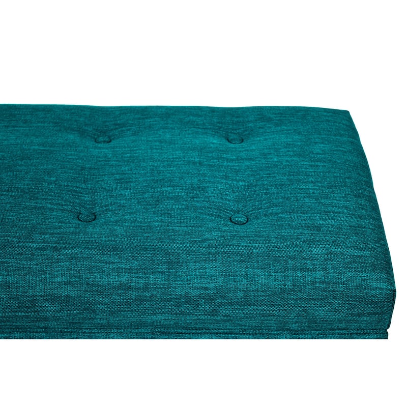 MJL Furniture Angela 8 Button Tufted Key Largo Storage Trunk Bench
