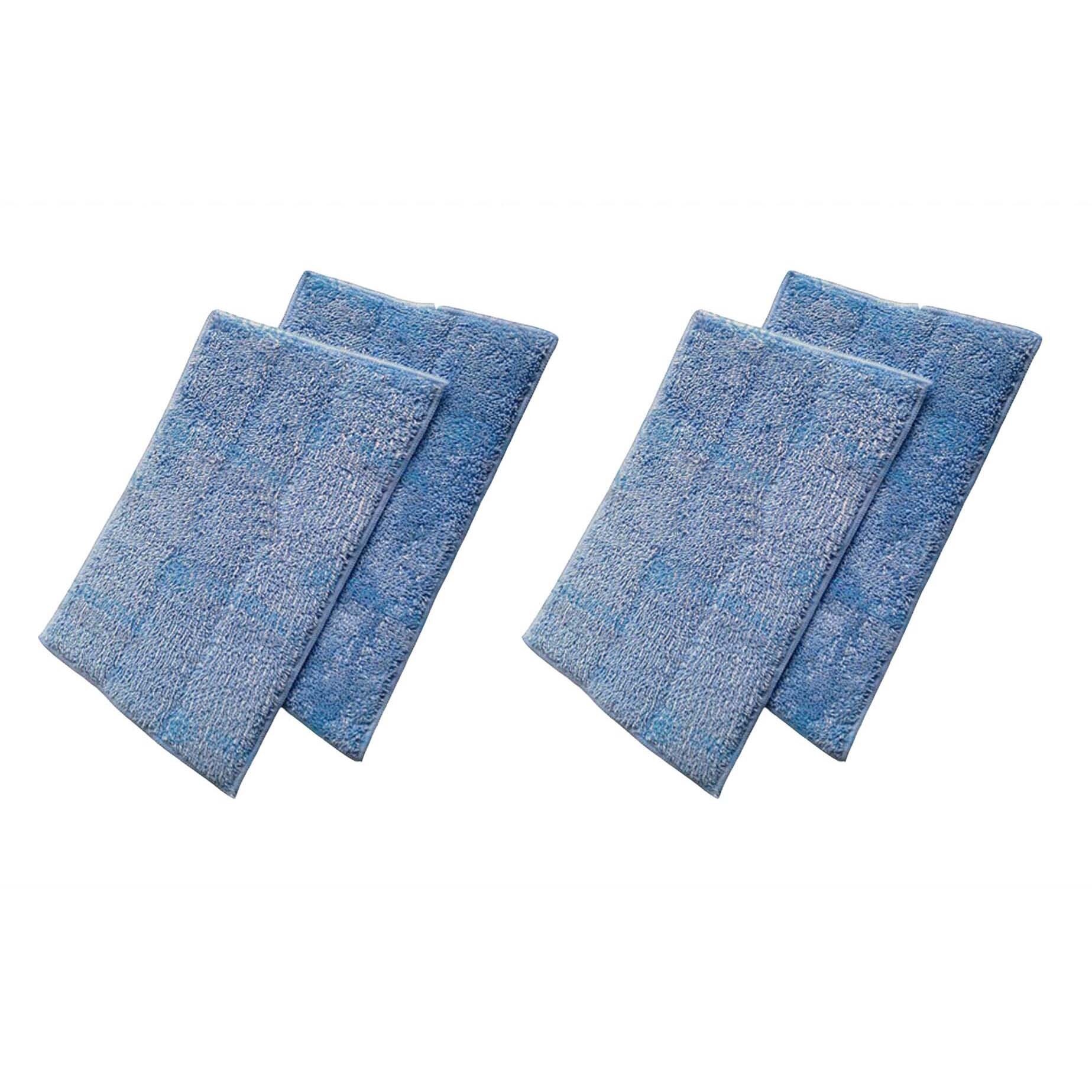 Shop 4pk Replacement Microfiber Cleaning Pads, Fits Euroflex Monster EZ1 Steam Mop, Washable