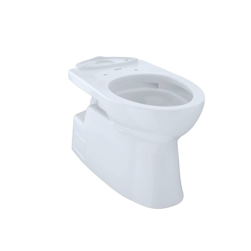 Toto Vespin II Universal Height Elongated Skirted Toilet Bowl with CeFiONtect, Cotton White