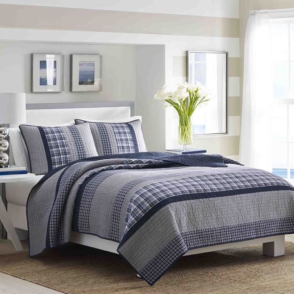 Nautica Adleson Pieced Cotton Collection Sham
