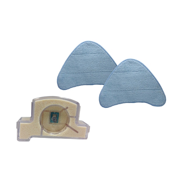 2pk Replacement Steam Mop Pads & Hard Water Filter, Fits Hoover WH20200, Compatible with Part