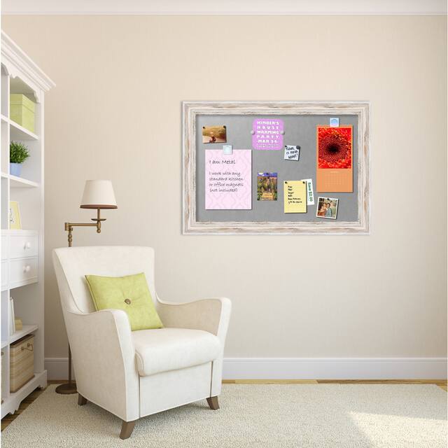 Magnetic Board, Alexandria White Wash
