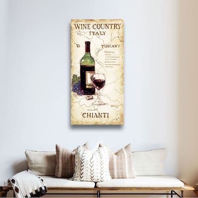 ArtWall Janet Kruskamp's Wine Country IV, Gallery Wrapped Canvas