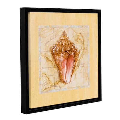 ArtWall Janet Kruskamp's Sea Treasures III, Gallery Wrapped Floater-framed Canvas