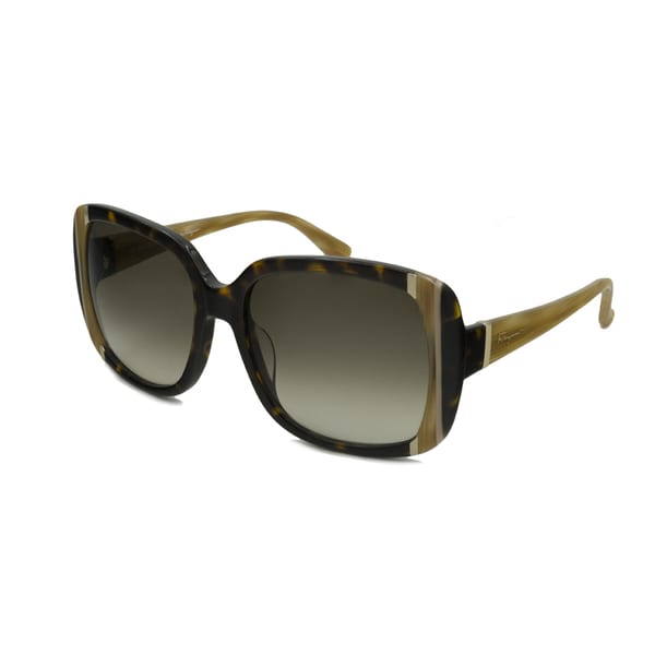 Ferragamo Women's SF672S Square Sunglasses - Free Shipping Today ...