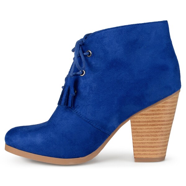 Wen' Faux Suede Lace-up Ankle Booties 