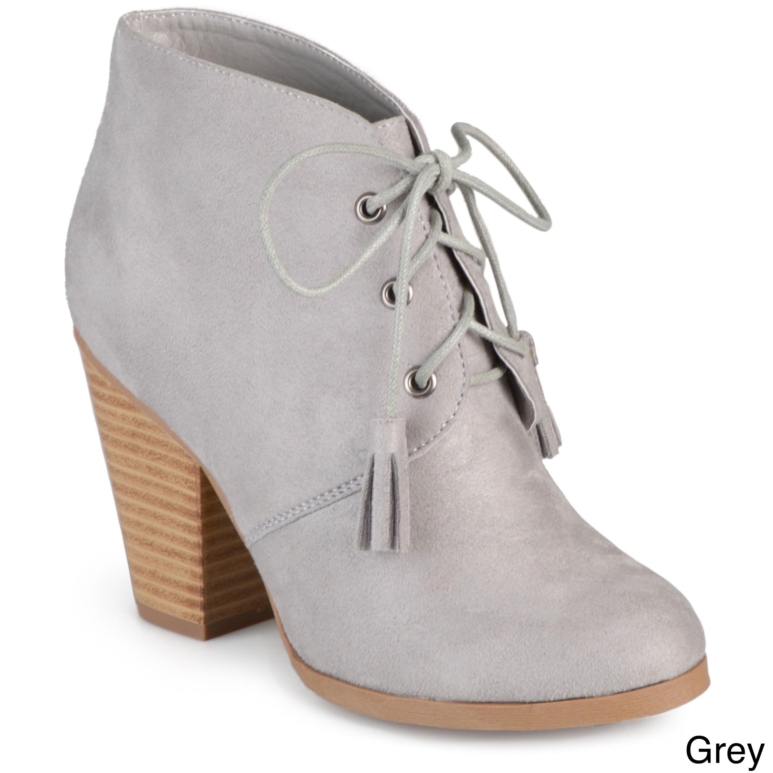 journee lace up boots
