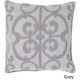 Decorative Linen Ingraham 22-inch Poly or Feather Down Filled Throw Pillow - Thumbnail 4