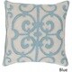 Decorative Linen Ingraham 22-inch Poly or Feather Down Filled Throw Pillow - Thumbnail 2