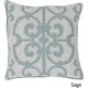 Decorative Linen Ingraham 22-inch Poly or Feather Down Filled Throw Pillow - Thumbnail 3