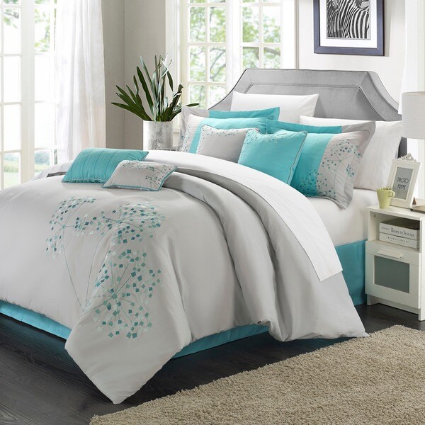 Oliver James Shirin Embroidered 12 Piece Bed In A Bag On Oliver James Shirin Embroidered 12 Piece Bed