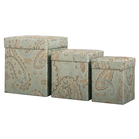 Decorative Fabric Boxes - 1 box per size by Jennifer Taylor Home