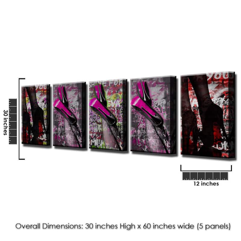 Ready2HangArt 'Urban Fashion II' 5-PC Canvas Art Set