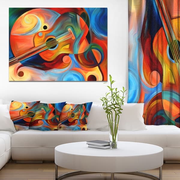 Designart - Music and Rhythm - Abstract Canvas Art Print Designart - Music and Rhythm - Abstract Canvas Art Print