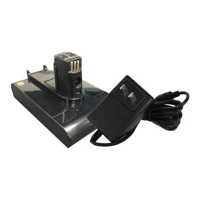 Dyson DC31 and DC35 Battery and Charger 22.2V Li-ion 1500mAh Part # 917083-01 917530-01 917530-02 and 17530-02 - Black