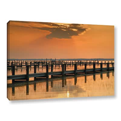 ArtWall Steve Ainsworth's Silver and Gold, Gallery Wrapped Canvas