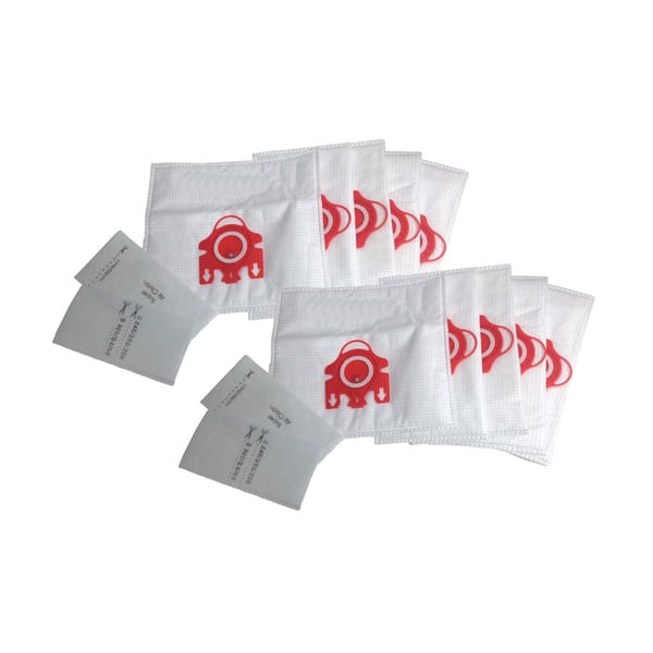 5-Cloth Bags and 2-Filters Replacement for Miele FJM Deluxe, Compatible with Part 7291640 5-Cloth Bags and 2-Filters Replacement for Miele FJM Deluxe, Compatible with Part 7291640