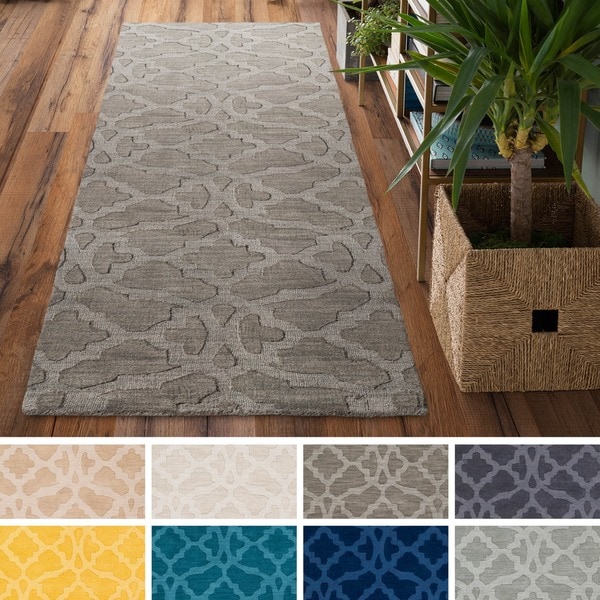 Hand-Loomed List Wool Rug (2'3 x 10') - 2'3 x 10'