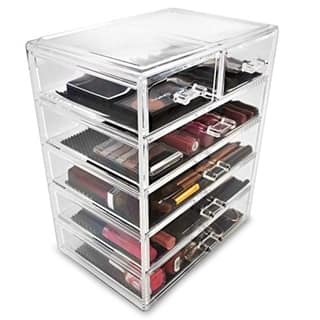 Shop Sorbus Makeup Storage Case Display 4 Large And 2 Small