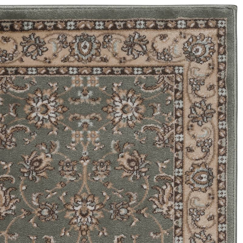 Admire Home Living Plaza Traditional Oriental Floral Scroll Pattern Area Rug