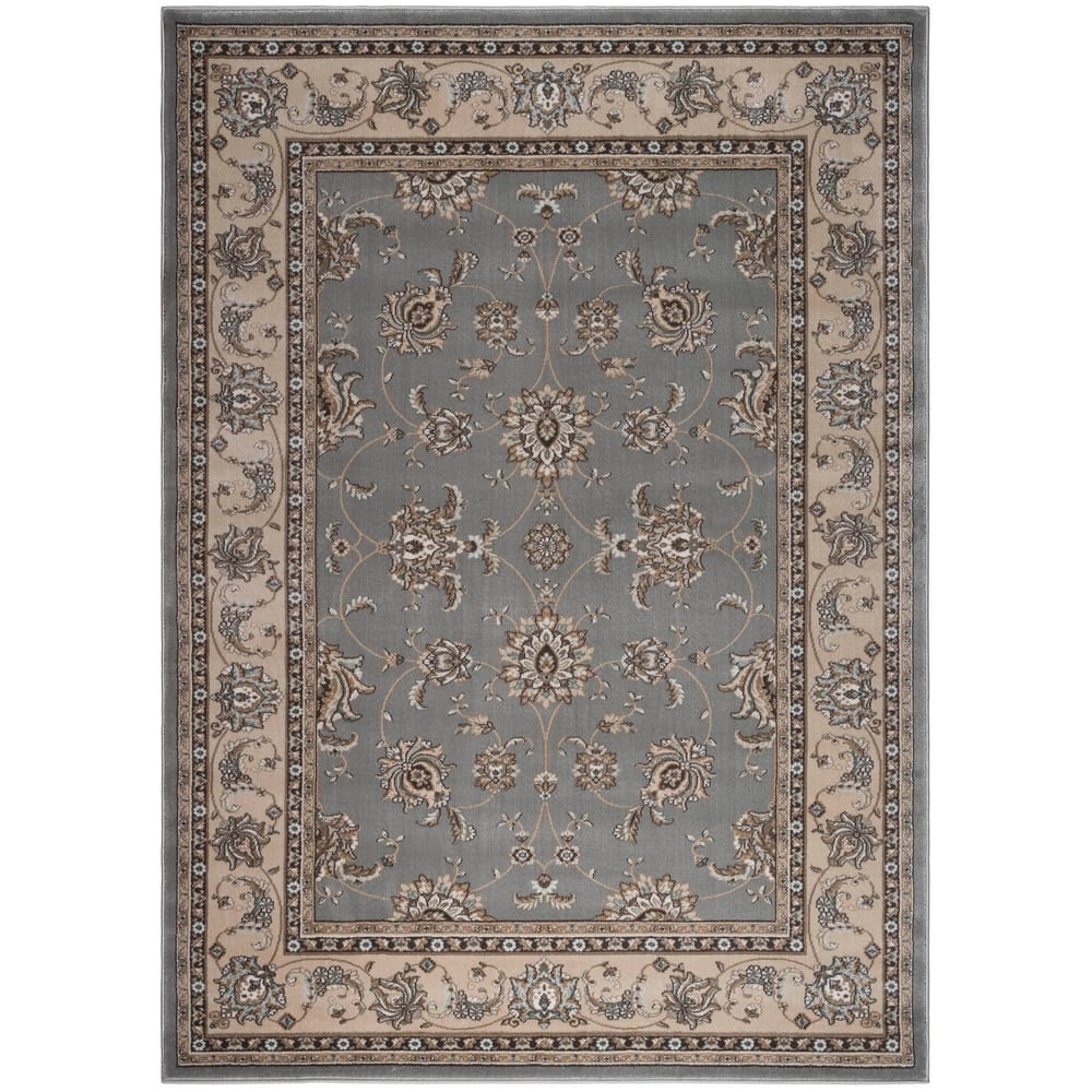 Admire Home Living Plaza Traditional Oriental Floral Scroll Pattern Area Rug