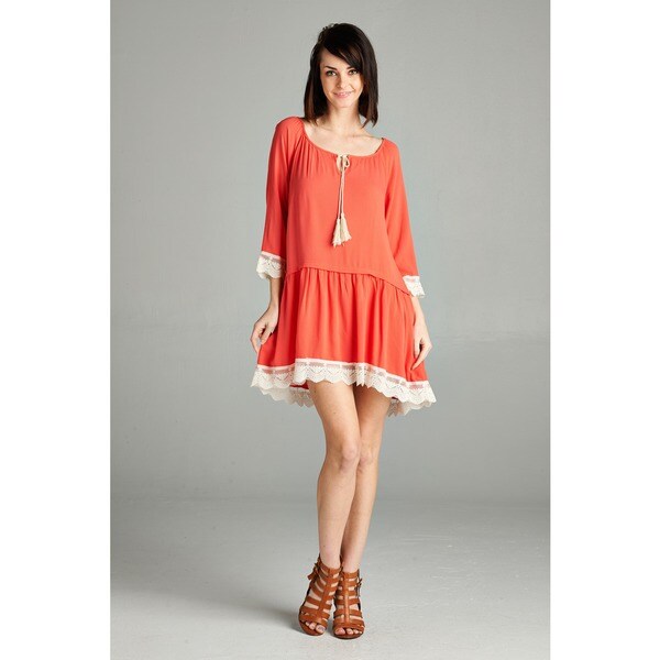 orange creek lace dress