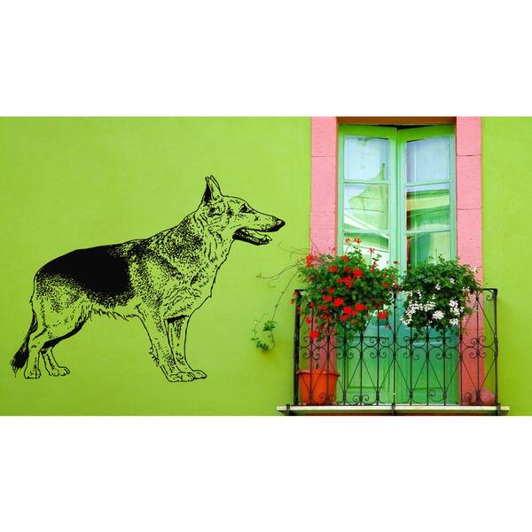 Shepherd Dog Training Wall Art Sticker Decal Overstock 11336088