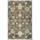 preview thumbnail 23 of 28, Alora Decor Napoli Hand-tufted Floral Scrollwork Wool Rug 5' x 8' - Brown