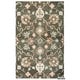 preview thumbnail 15 of 28, Alora Decor Napoli Hand-tufted Floral Scrollwork Wool Rug 9' x 12' - Brown