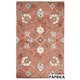 preview thumbnail 20 of 28, Alora Decor Napoli Hand-tufted Floral Scrollwork Wool Rug 9' x 12' - Rust