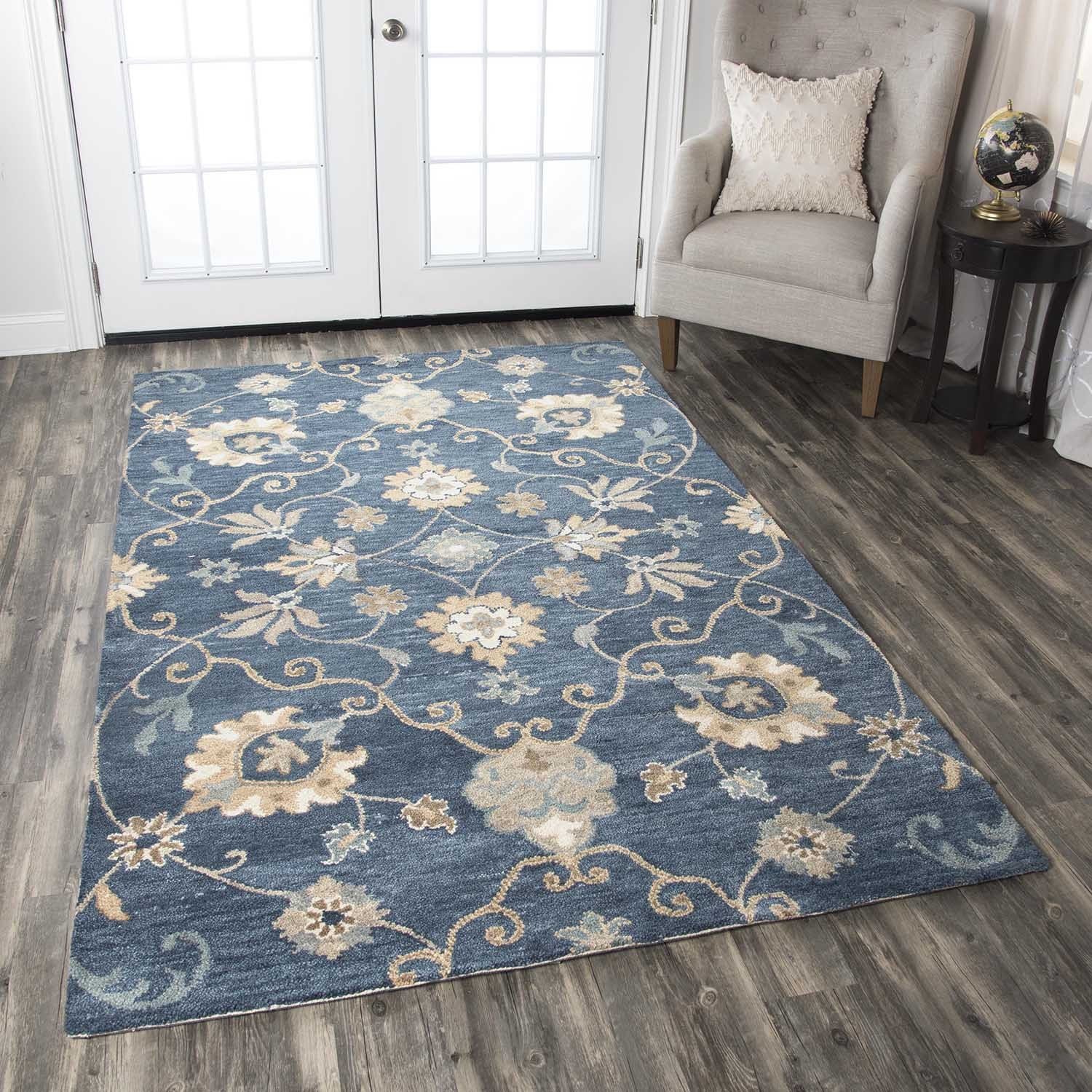 Rizzy Home Leone Collection Fl Area Rug 9 X 12 Rizzy Home Leone Collection Fl Area Rug 9 X 12