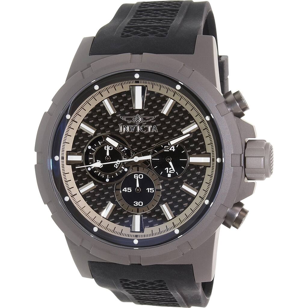 Invicta Men's Black Silicone Ti-22 Quartz Watch