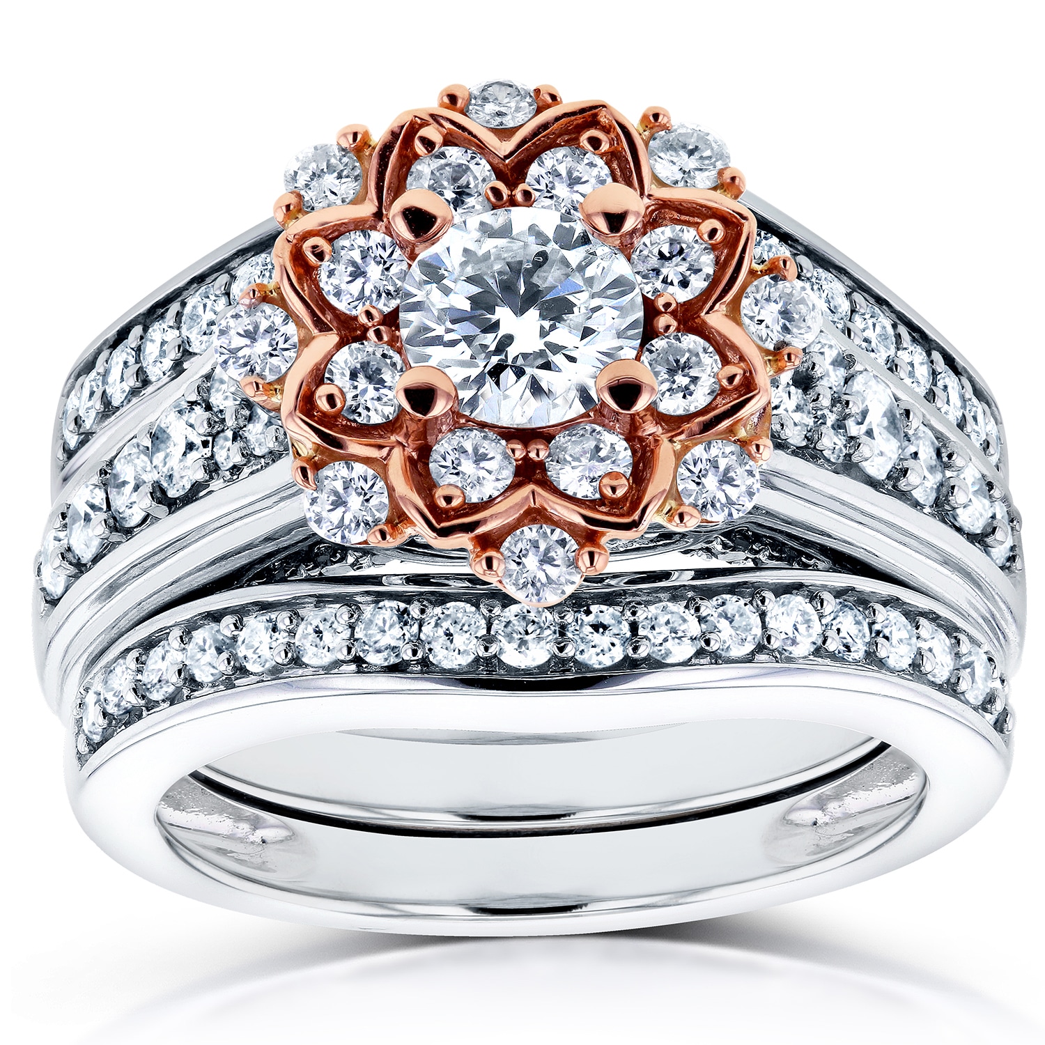 two set wedding rings