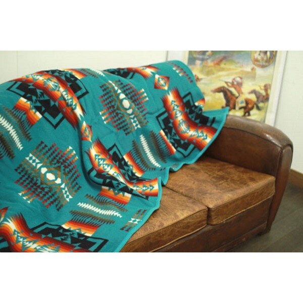 Pendleton 51124 Turquoise Chief Joseph Blanket - Bed Bath & Beyond