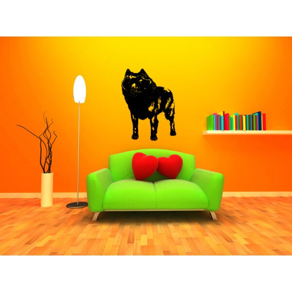 Shop Schipperke Black Dog Wall Art Sticker Decal - Free Shipping On