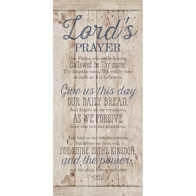 Dexsa 'Lord's Prayer' New Horizons Wood Wall Plaque