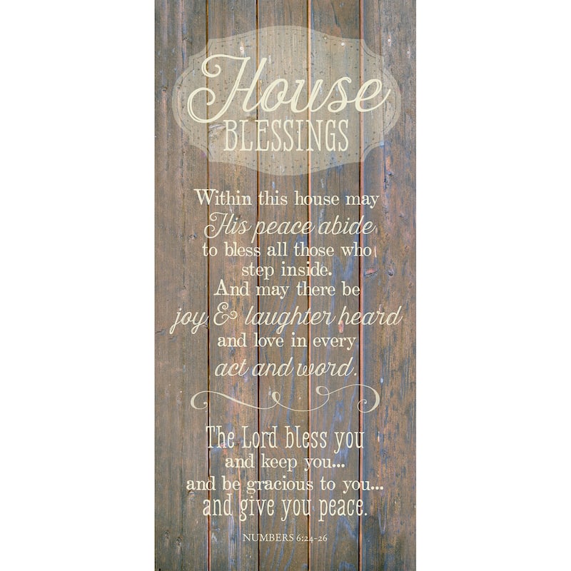 Dexsa House Blessing New Horizons Wood Plaque