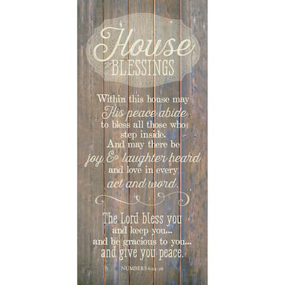Dexsa House Blessing New Horizons Wood Plaque