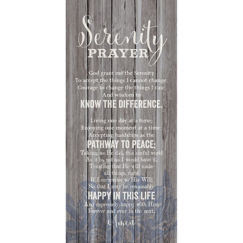 Dexsa Serenity Prayer New Horizons Wood Plaque