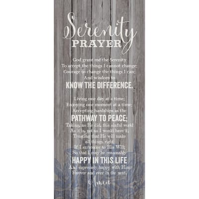 Dexsa Serenity Prayer New Horizons Wood Plaque