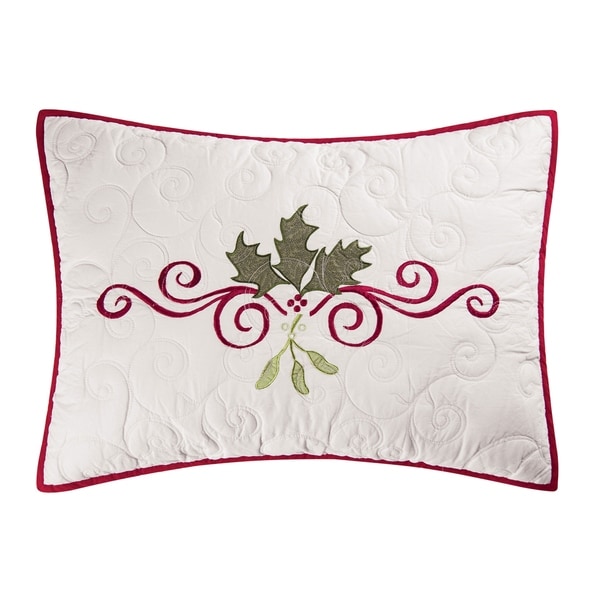 Holiday Garland Cotton Standard Sham
