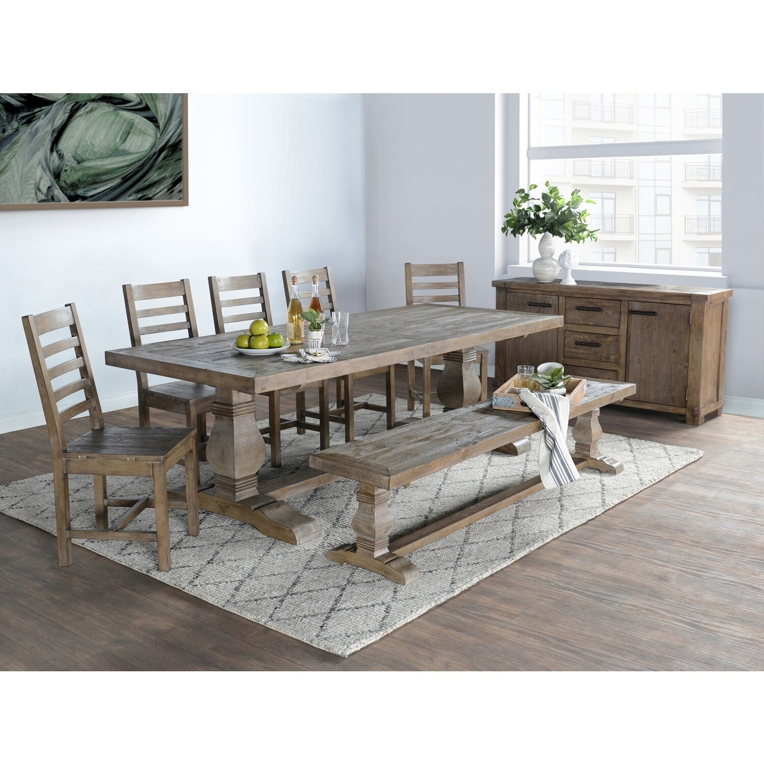 Kasey Reclaimed Wood Natural 78 Inch Dining Table By Kosas Home Ebay Specification