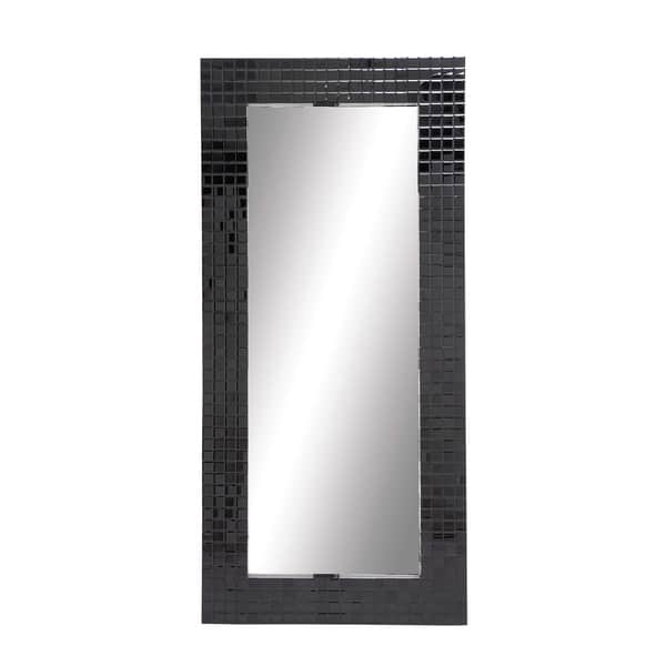 Black Glass Wall Mirror Shopping The Best Deals on